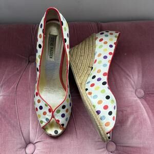Steve Madden Women's Polka Dot Wedges